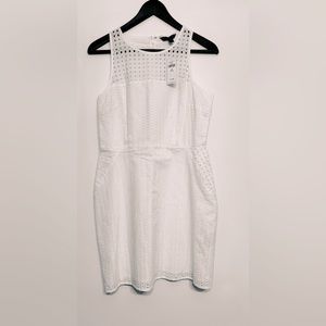 NEW white Banana Republic spring/summer dress.